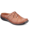 Easy Street Womens Comfort Slip On Flats In Tobacco