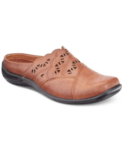 Easy Street Forever Mules Women's Shoes In Tobacco