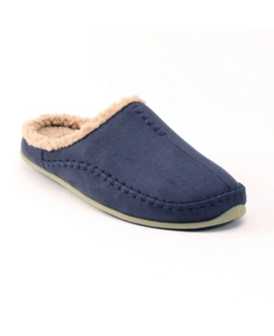 Deer Stags Nordic Mens Indoor/outdoor Mule Slippers In Navy