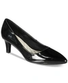 Easy Street Pointe Pumps In Black Patent