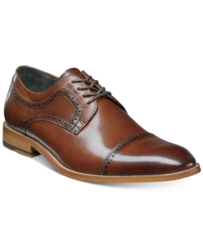 Stacy Adams Men's Dickinson Cap Toe Oxfords In Cognac