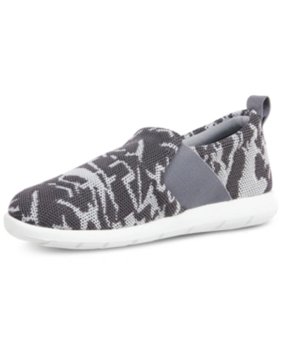 Isotoner Signature Zenz From Isotoner Women's Indoor/outdoor Sport Knit Lauren Slip-ons In Ash