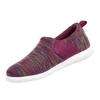 Isotoner Signature Zenz From Isotoner Women's Indoor/outdoor Elastic Sport Knit Elastic Slip-ons In Wild Rose