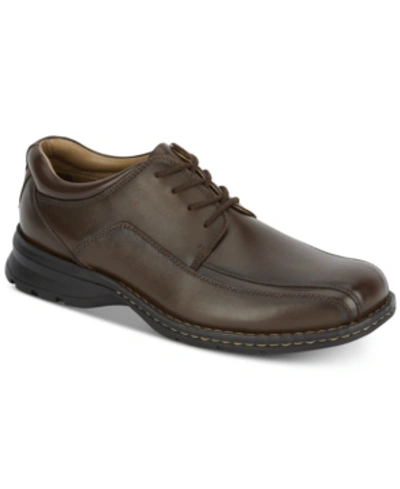 Dockers Men's Trustee Leather Oxfords Men's Shoes In Dark Tan
