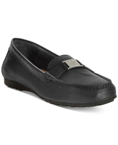 Giani Bernini Women's Dailyn Memory Foam Slip On Loafers, Created For Macy's In Black