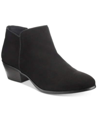 Style & Co Wileyy Ankle Booties, Created For Macy's In Black