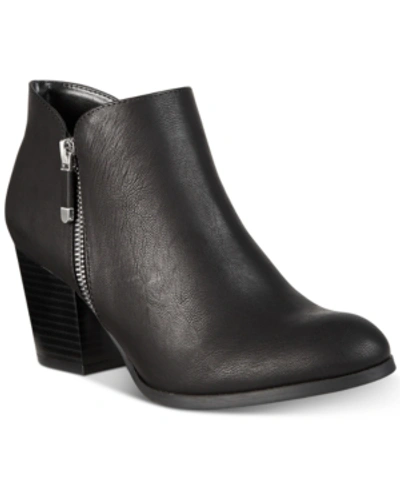 Style & Co Women's Masrinaa Ankle Booties, Created For Macy's In Black