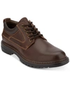 DOCKERS MEN'S WARDEN PLAIN-TOE LEATHER OXFORDS