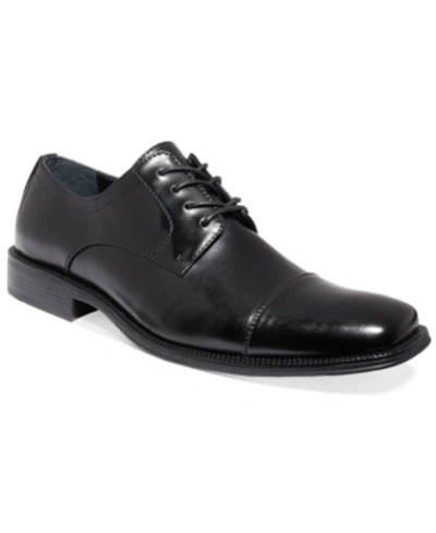 Alfani Men's Adam Cap Toe Oxford, Created For Macy's Men's Shoes In Black