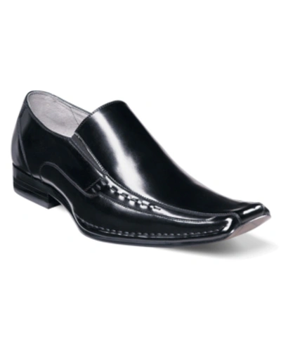 Stacy Adams Men's Templin Leather Bike Toe Loafers In Black