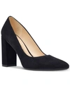 Nine West Cecilee Pump In Black Suede