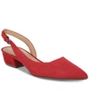 Naturalizer Banks Slingbacks Women's Shoes In Red Suede