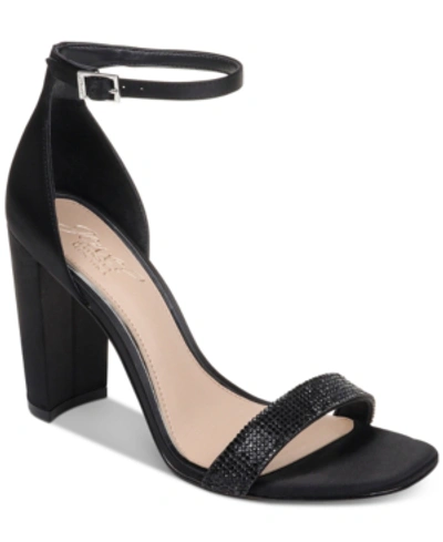 Jewel Badgley Mischka Jewel By Badgley Mischka Keshia Iii Evening Sandals Women's Shoes In Black