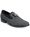 STACY ADAMS MEN'S SWAGGER STUDDED ORNAMENT SLIP-ON LOAFER MEN'S SHOES
