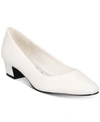 Easy Street Prim Kitten Heel Pumps In White