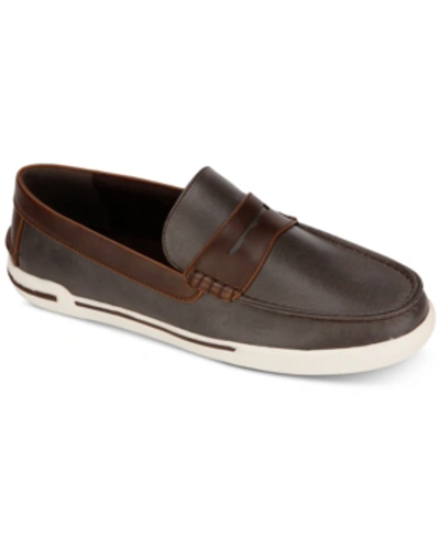 Unlisted Un-anchor Mens Slip On Flat Loafers In Brown
