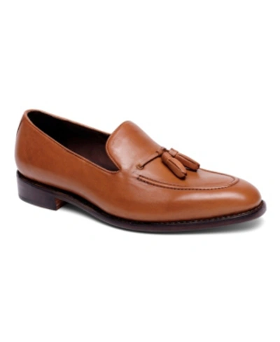 Anthony Veer Men's Kennedy Tassel Loafer Lace-up Goodyear Dress Shoes Men's Shoes In Tan
