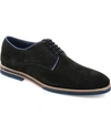 Thomas & Vine Men's Gunner Plain Toe Derby Men's Shoes In Black