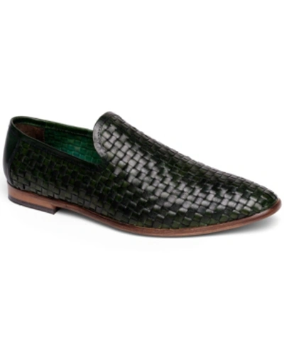 Anthony Veer Theo Slip-on Loafer Men's Shoes In Green