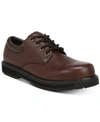 Dr. Scholl's Men's Harrington Ii Slip And Oil Resistant Oxfords In Brown