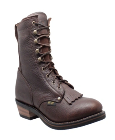 Adtec Men's 9" Packer Boot Men's Shoes In Coffee Bea