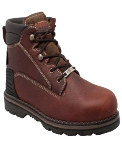 Adtec Men's 6" Steel Toe Work Boot Men's Shoes In Brown