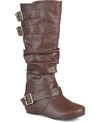 Journee Collection Women's Tiffany Boot In Brown