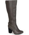 JOURNEE COLLECTION WOMEN'S CARVER WIDE CALF BOOTS
