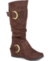 JOURNEE COLLECTION WOMEN'S JESTER WIDE CALF BOOTS