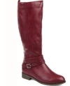 Journee Collection Collection Women's Tru Comfort Foam Wide Calf Ivie Boot In Wine