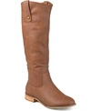 Journee Collection Women's Extra Wide Calf Taven Boot In Brown