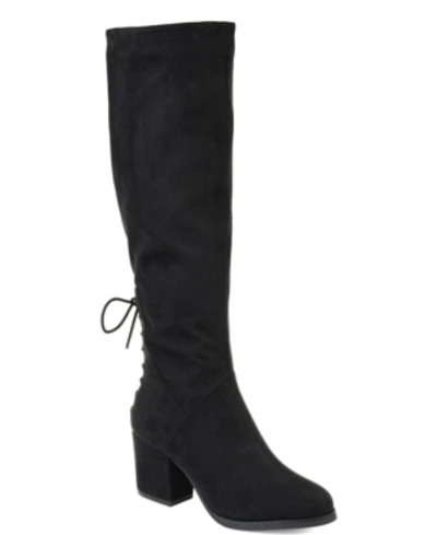 Journee Collection Women's Extra Wide Calf Leeda Boot In Black