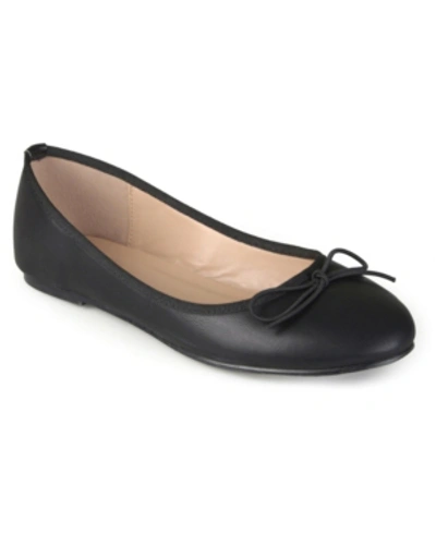 Journee Collection Collection Women's Vika Wide Width Flat In Black