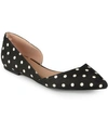 Journee Collection Women's Cortni Pointed Toe D'orsay Flats In Multi