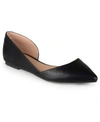 Journee Collection Collection Women's Wide Width Cortni Flat In Black