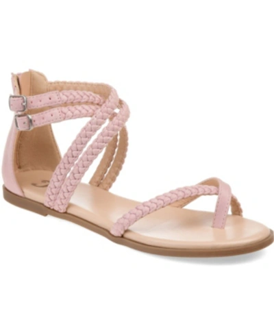 Journee Collection Women's Imogen Sandals Women's Shoes In Pink