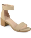 JOURNEE COLLECTION WOMEN'S PERCY BLOCK HEEL SANDALS