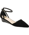 Journee Collection Journee Arkie Sliver Wedge Pump In Black