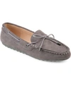 Journee Collection Journee Thatch Slip-on Loafer In Grey