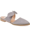Journee Collection Telulah Womens Pointed Slip-on Shoe In Grey