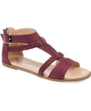 Journee Collection Women's Florence Sandals Women's Shoes In Purple