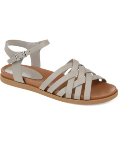 Journee Collection Women's Kimmie Sandals Women's Shoes In Gray