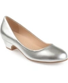 Journee Collection Collection Women's Comfort Saar Pump In Silver