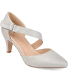 Journee Collection Women's Tillis Pumps In Silver