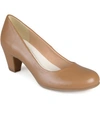 Journee Collection Journee Women's Comfort Luu-m Pumps In Brown
