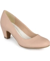 Journee Collection Women's Seraphina Round Toe Pumps In Nude Or Na