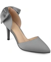 Journee Collection Women's Tanzi Bow Stilettos In Charcoal