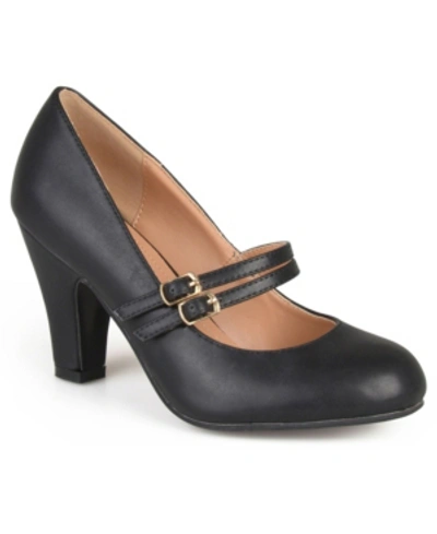 JOURNEE COLLECTION WOMEN'S WINDY DOUBLE STRAP MARY JANE PUMPS