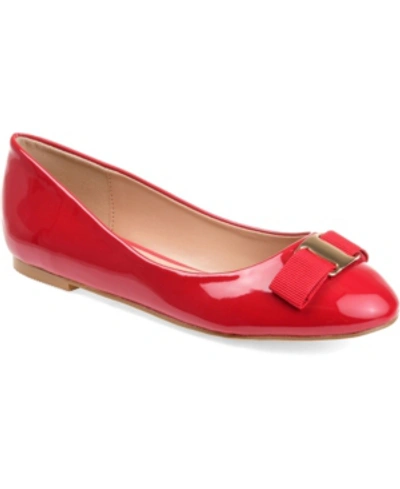 Journee Collection Journee Kim Flat In Red