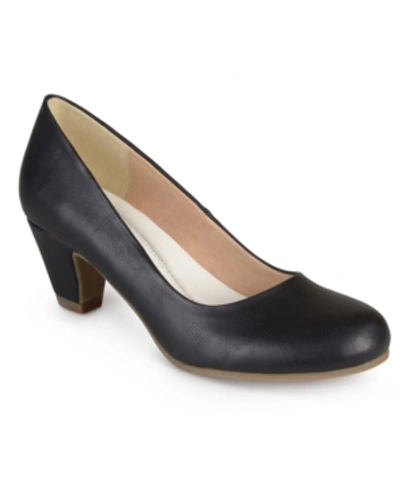 JOURNEE COLLECTION WOMEN'S LUU ROUND TOE PUMPS